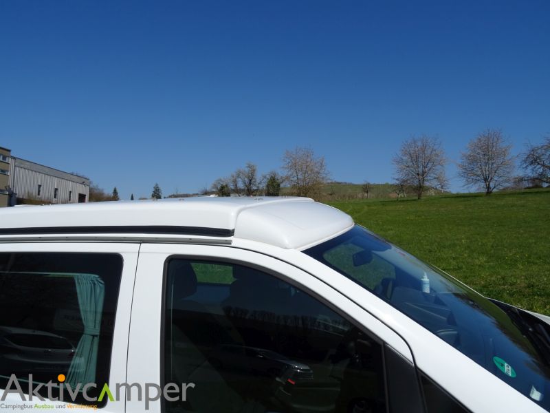 Aufstelldach Vito extra lang aussenansicht spoiler