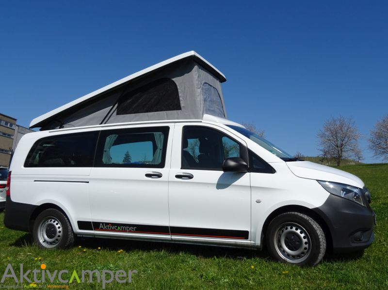 Aufstelldach Vito extra lang aussenansicht