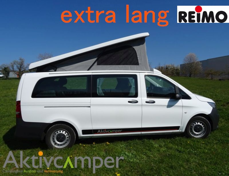 Aufstelldach Vito V-Klasse extra lang Mercedes Schlafdach Reimo Aktivcamper