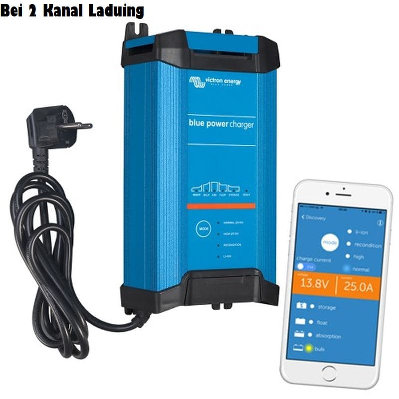 2 Kanal Ladung Camper Starterbatterie und Zweitbatterie