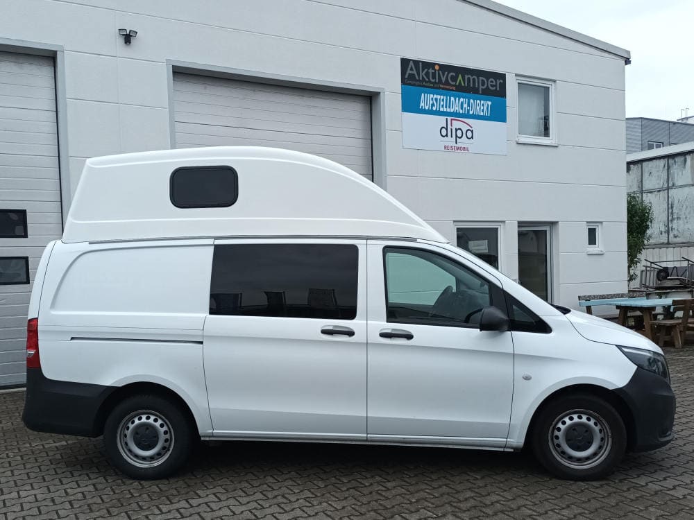 Hochdach fest GFK Vito V-Klasse Reimo Ergoline nachrüsten Aktivcamper Fenster