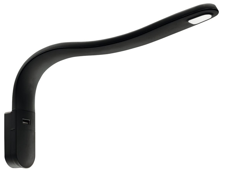 LED Leselampe Schwanenhals im Aufstelldach