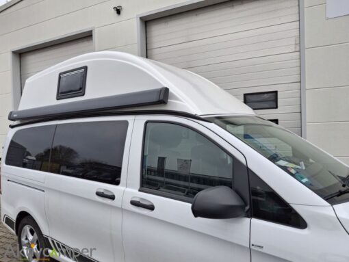 Hochdach Mercedes Vito V-Klasse Reimo fest mit Fenster und Markise Isolation ideal Winkel