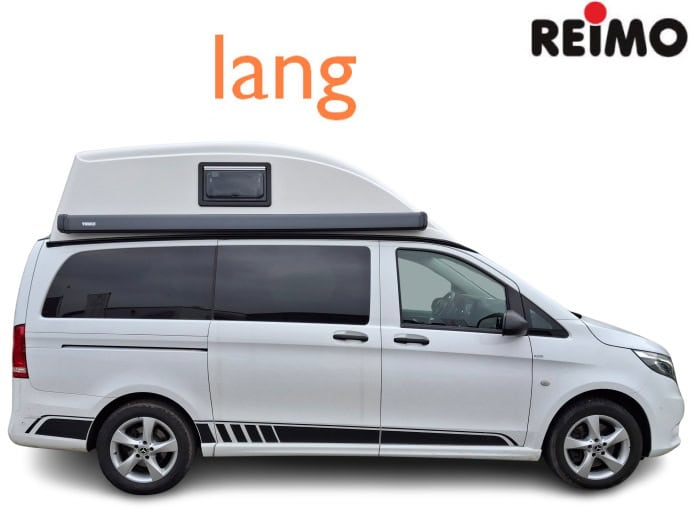 Hochdach Vito V-Klasse Reimo fest mit Fenster und Markise Isolation ideal titel