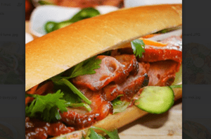 5. BBQ Char Siu Pork Bánh Mì