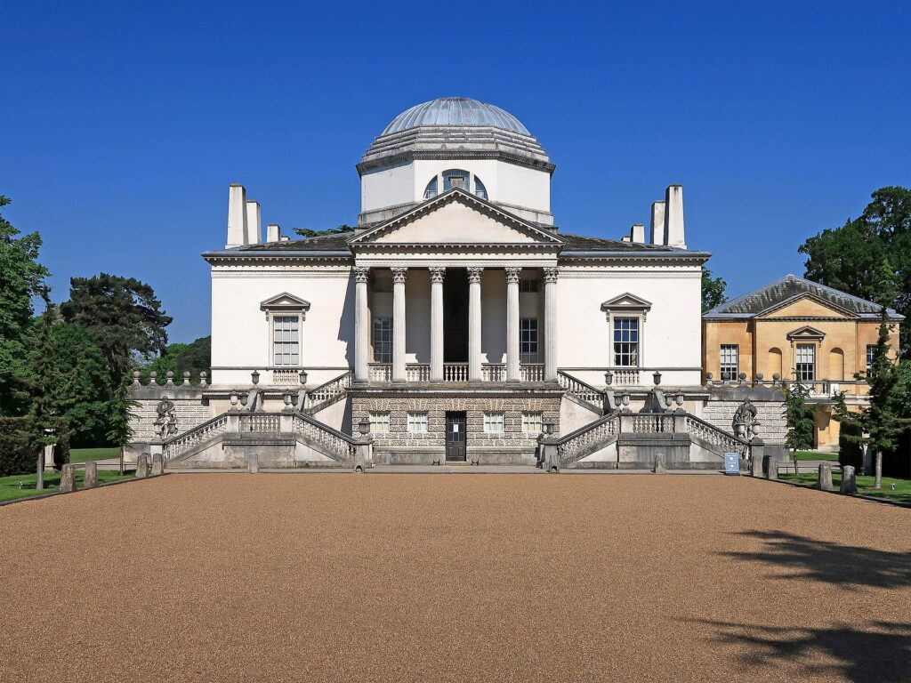 Chiswick House, the Palladian villa in Chiswick House Gardens