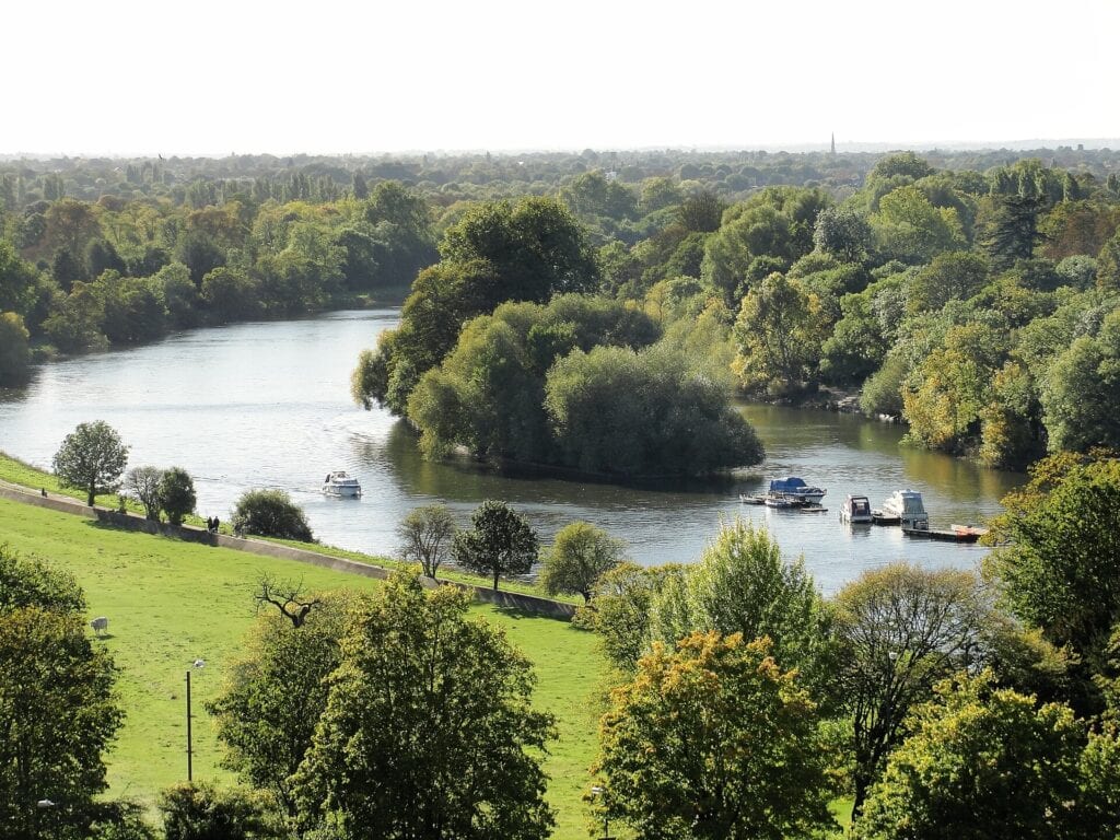 The view of the Thames from Richmond Hill