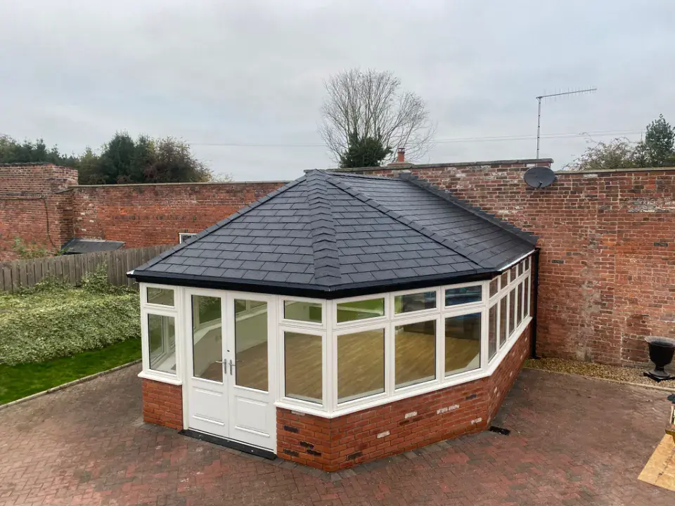 tiled roof victorian conservatory