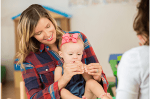 baby gebruikt babygebaren om 'nog' te zeggen