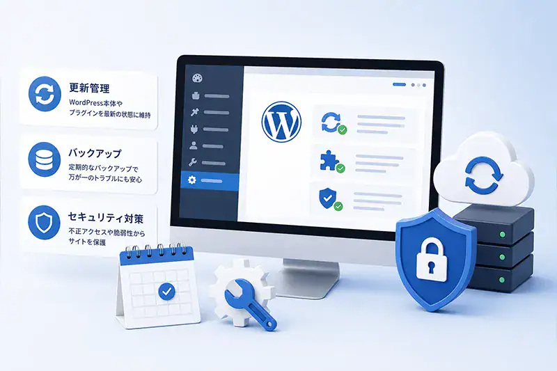 WordPress保守管理のイメージ