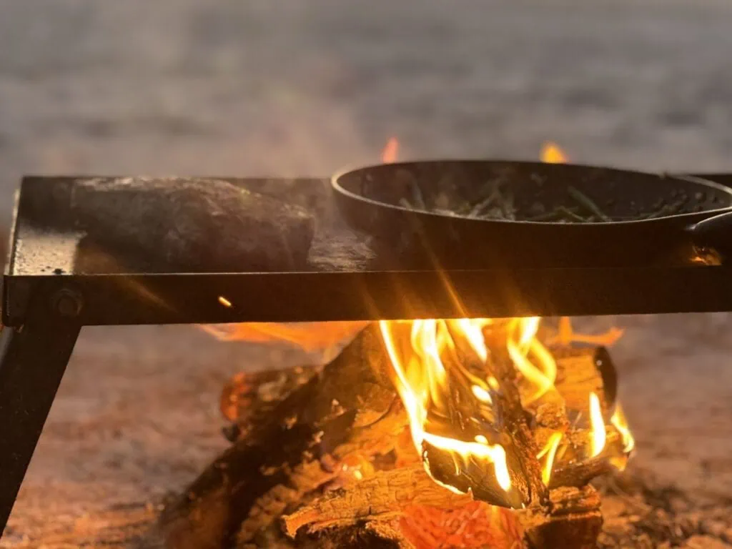 Die Makgadikgadi Pans - Camp kitchen