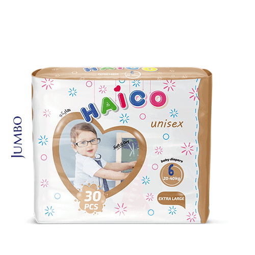 Baby diapers Haico brand jumbo - extra large 30 pcs soft dry technology manufacturer
