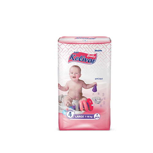 baby diapers kelivar brand large size 7 pcs mini packaging soft dry technology wholesale
