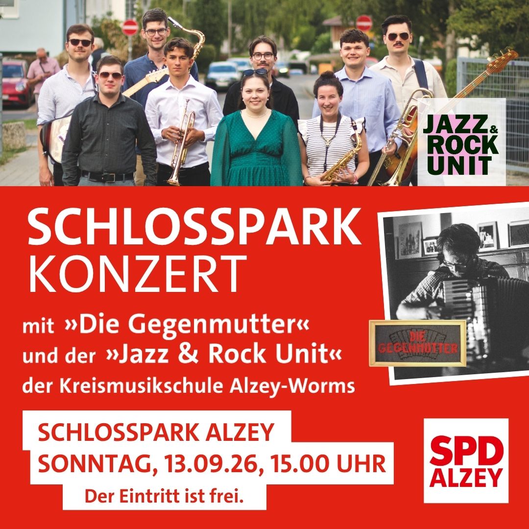 Schlossparkkonzert am 13. September