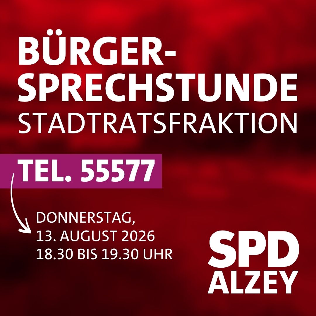 Einladung zur Sprechstunde