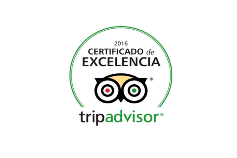 Certificado de Excelencia de Trip Advisor 2016