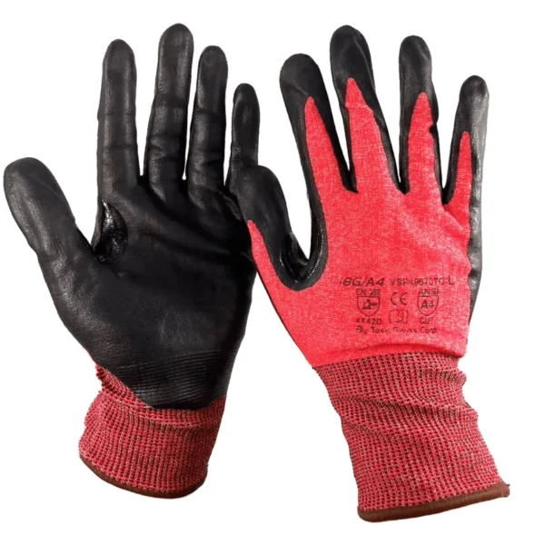Cut Resistant Nitrile Dipped Gloves