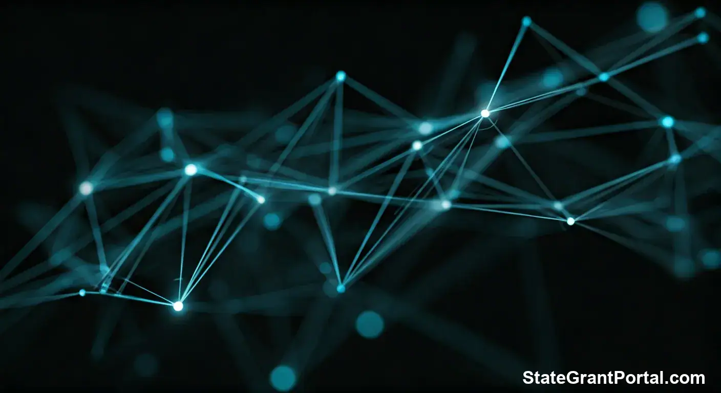 Digital network abstract representing online IRS tax filing and eligibility check for Schedule 1-A Tax Deductions 2026