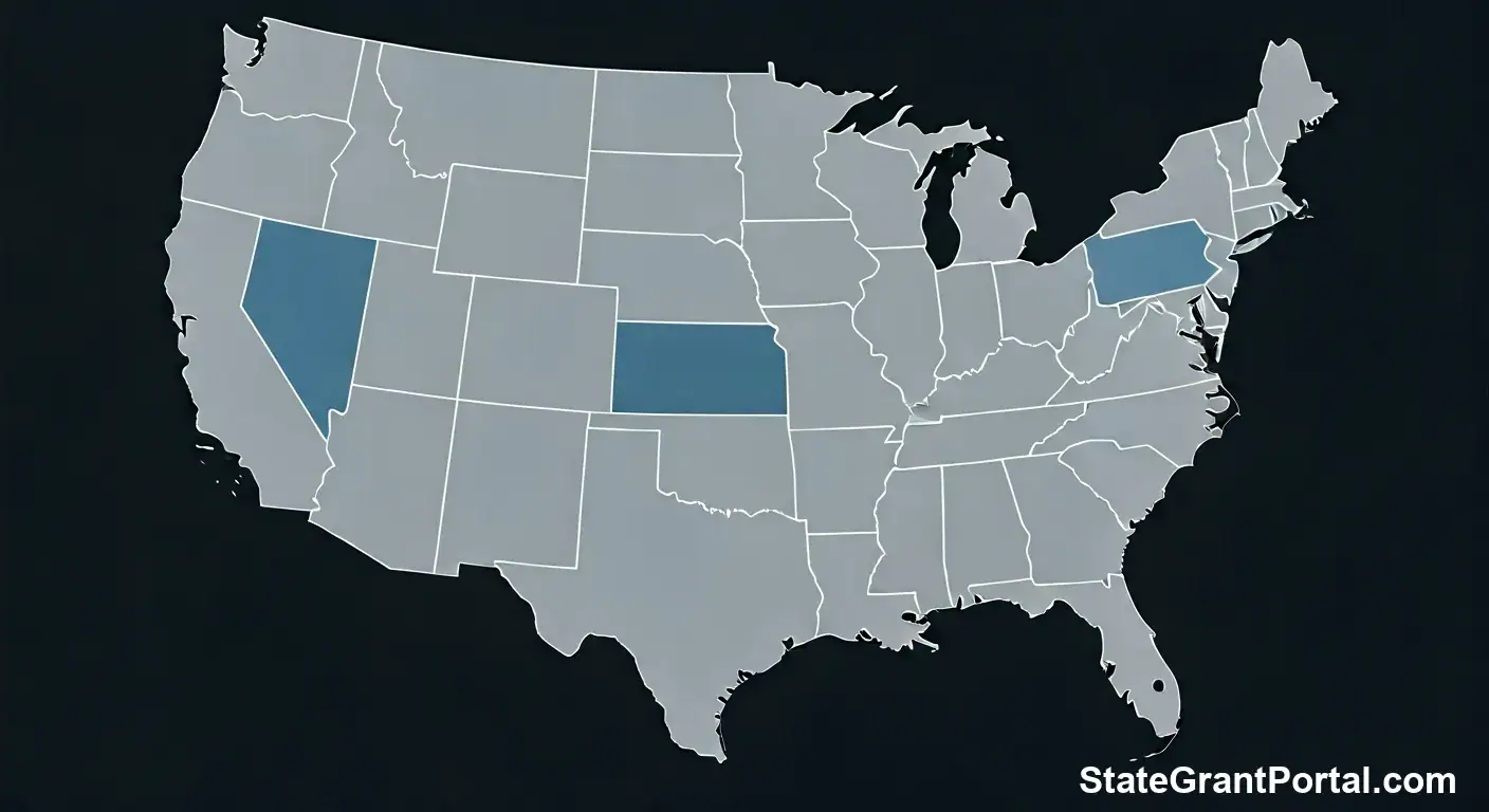 US map illustrating state-specific tax considerations for Schedule 1-A Tax Deductions 2026