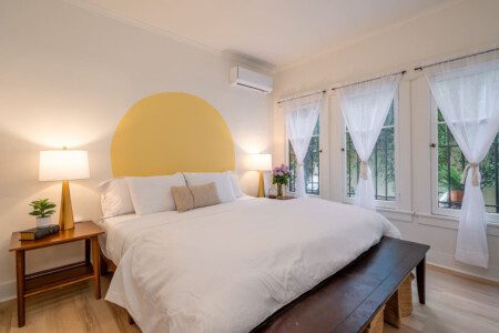 Silver Lake 1 bedroom duplex rental bedroom