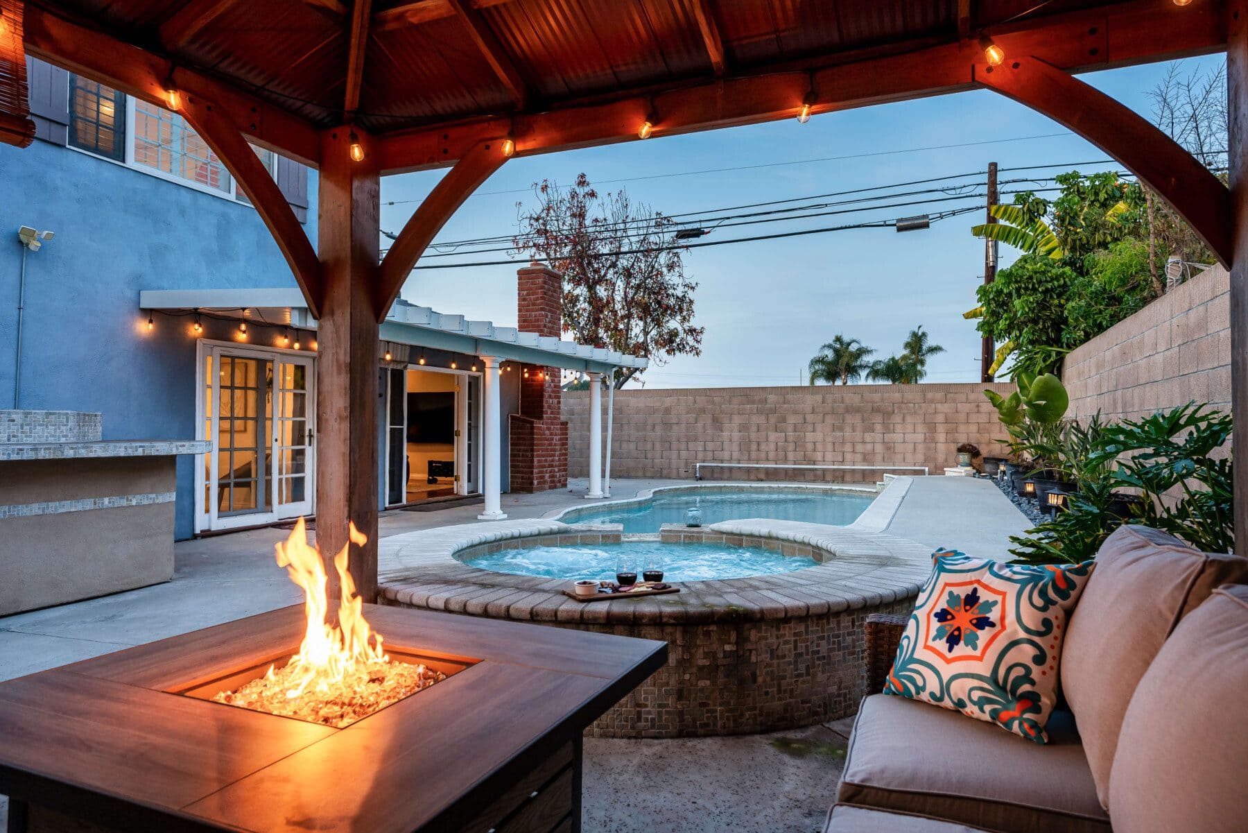 La Palma vacation rental private pool near Disneyland