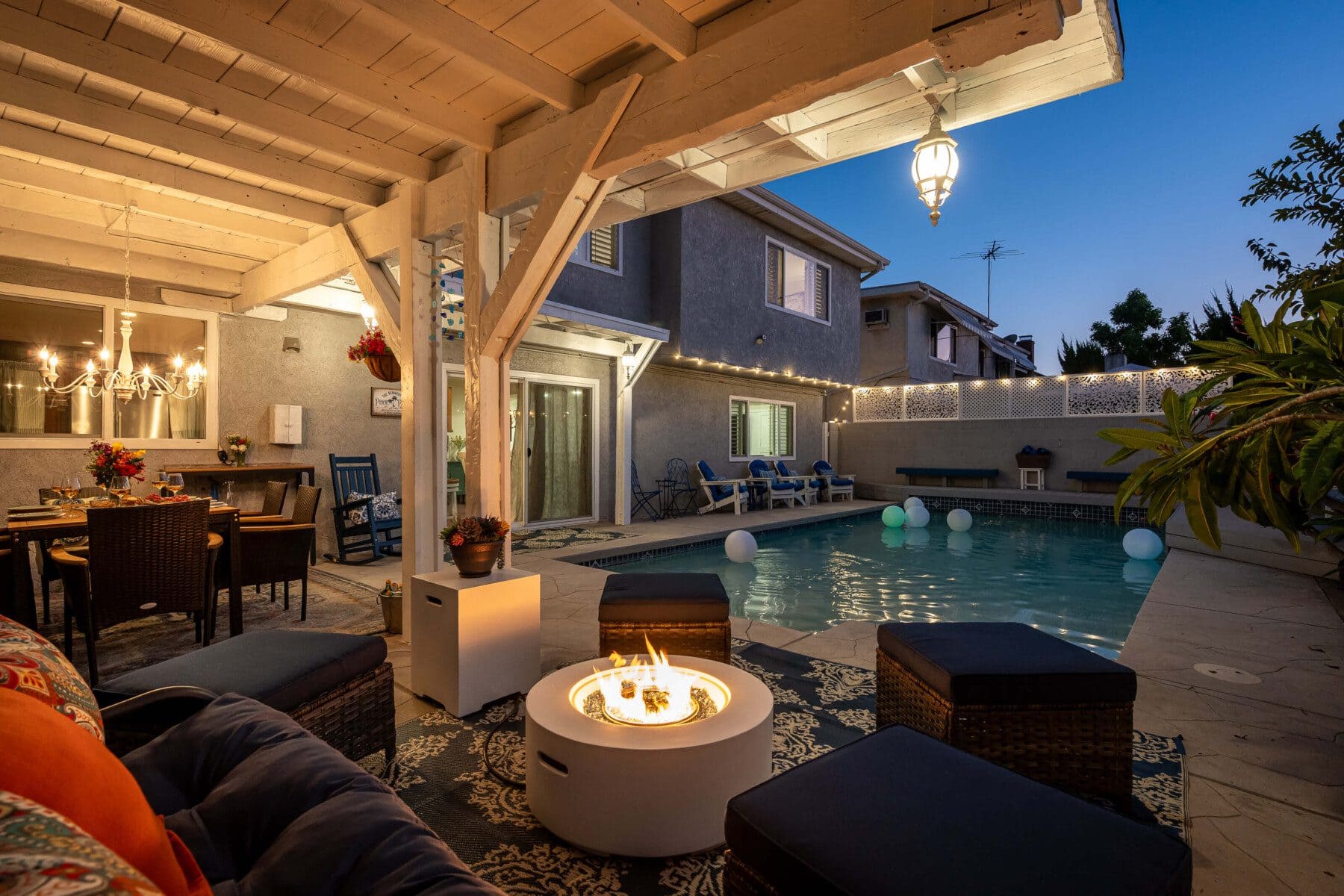 La Palma vacation rental private pool near Disneyland