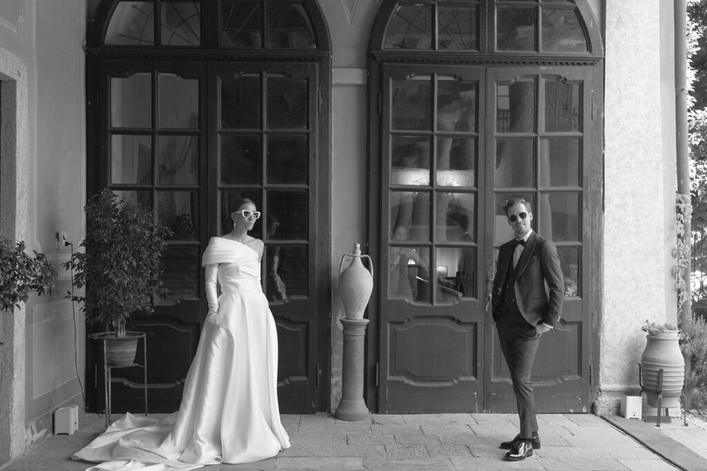 Elegant wedding reception at Villa Morotti, Lake Maggiore area, Italy