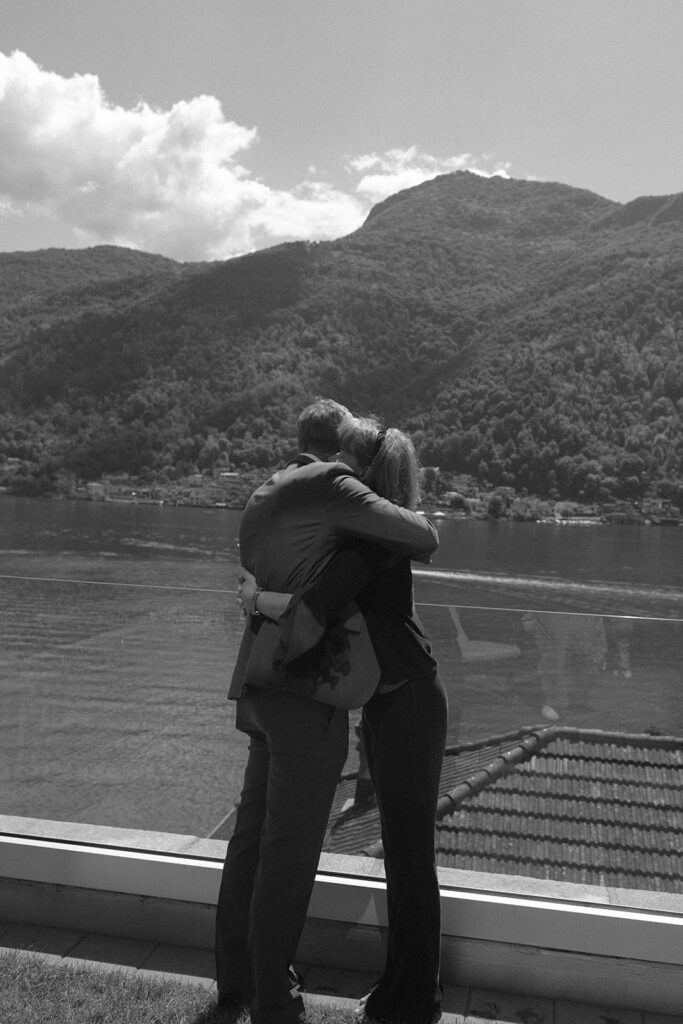 First dance at Villa Morotti wedding reception, Lake Maggiore area, Italy