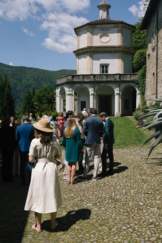 Elegant wedding reception at Villa Morotti, Lake Maggiore area, Italy
