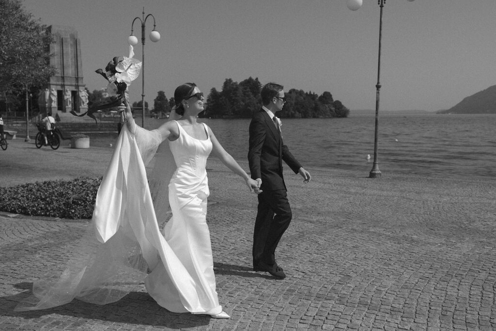 Italian destination wedding at Villa Rusconi Clerici, Lake Maggiore