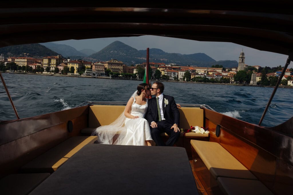 First dance at Villa Rusconi Clerici wedding reception, Lake Maggiore, Italy