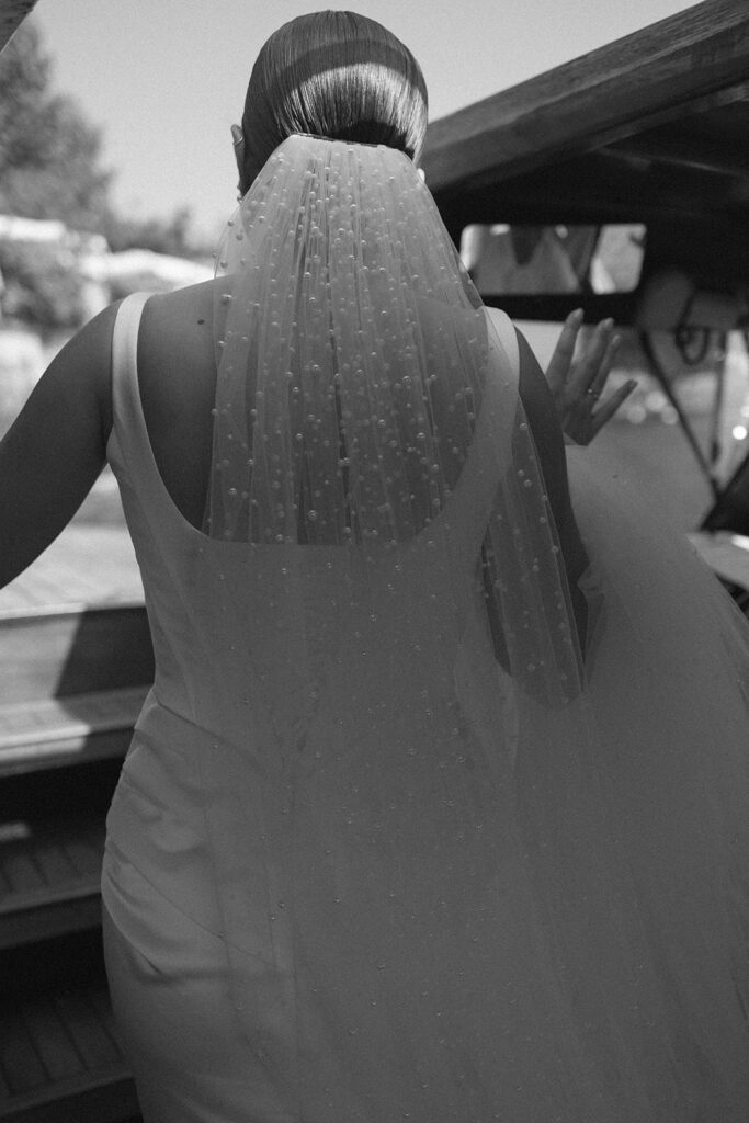 Wedding party portraits with Lake Maggiore in the background, Verbania
