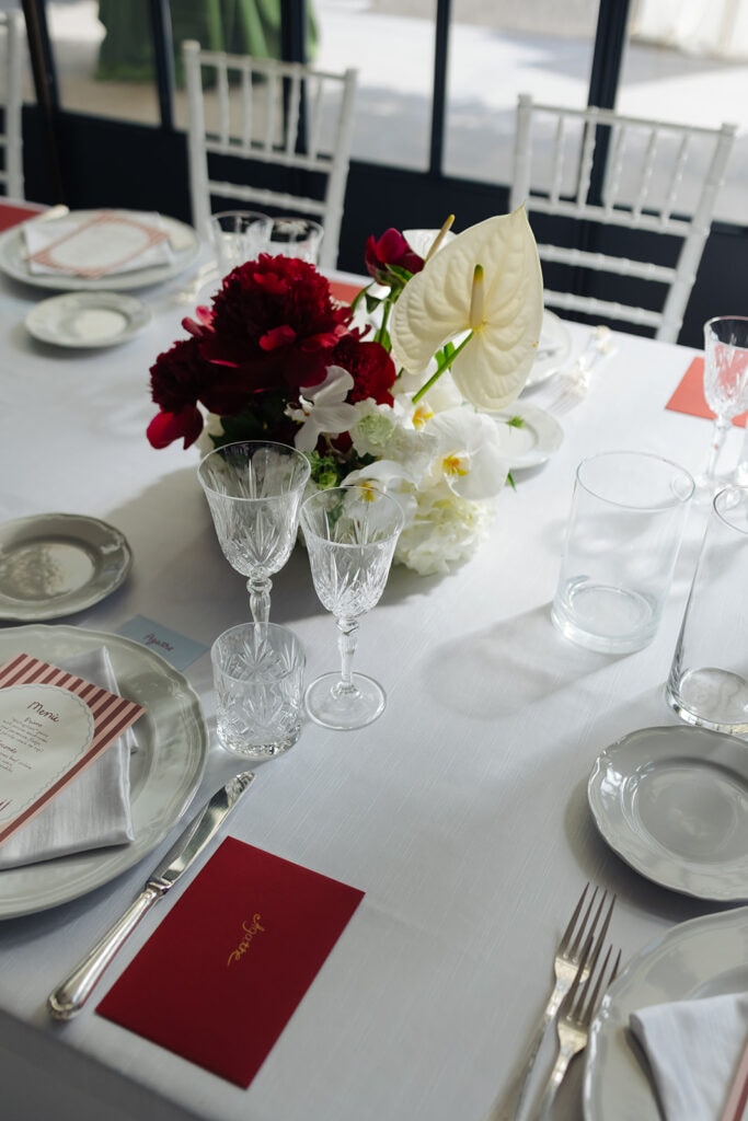 Guests celebrating at Villa Rusconi Clerici wedding reception, Lake Maggiore