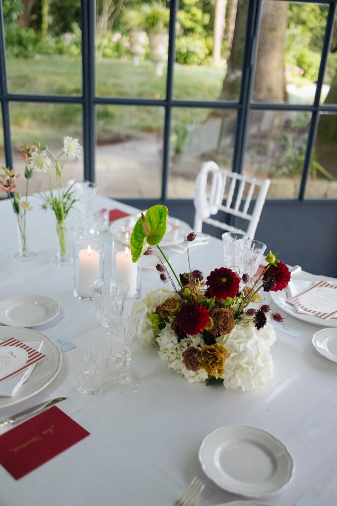 Guests celebrating at Villa Rusconi Clerici wedding reception, Lake Maggiore