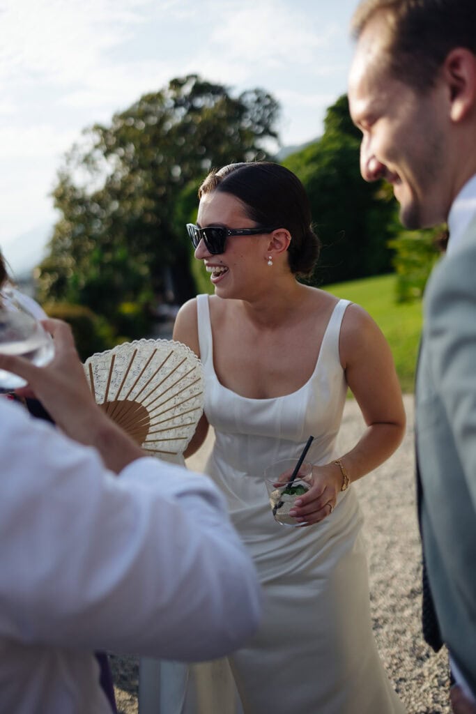 Elegant wedding reception at Villa Rusconi Clerici, Verbania, Italy