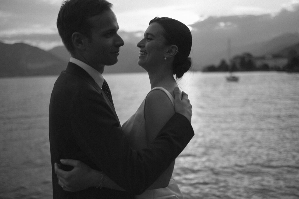 Viktoriia and Elliot wedding ceremony at Villa Rusconi Clerici on Lake Maggiore, Italy