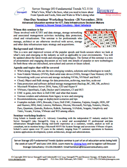 Converged and server storage I/O data infrastructure trends