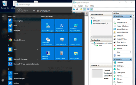 SDDI and SDDC Windows 2016 Example