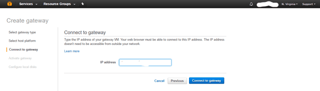 AWS Storage Gateway Connect