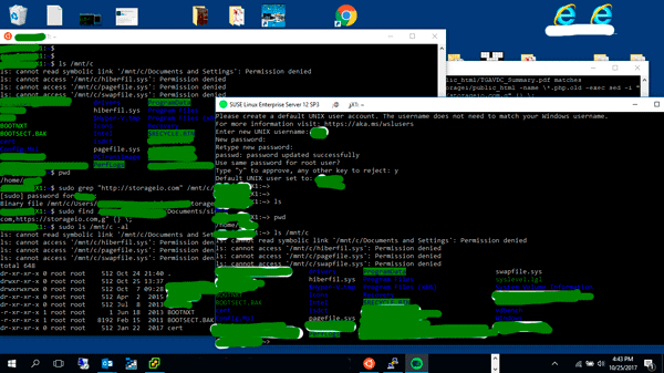 Ubuntu and SUSE WSL on Windows 10