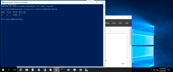 pre upgrade check windows server version