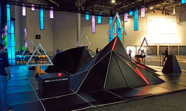 Dell Technology World 2018 Commons Area Drones