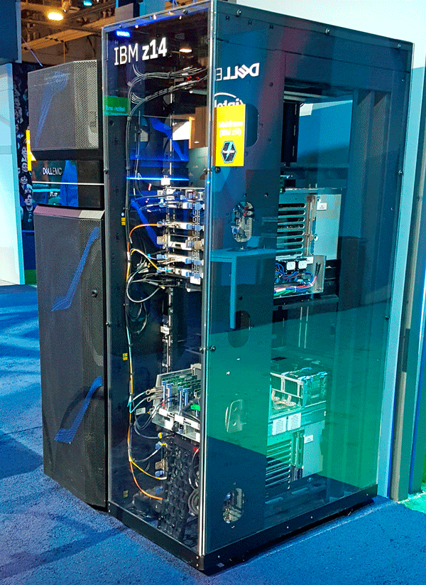 IBM Z Zed Mainframe at Dell Technology World 2018