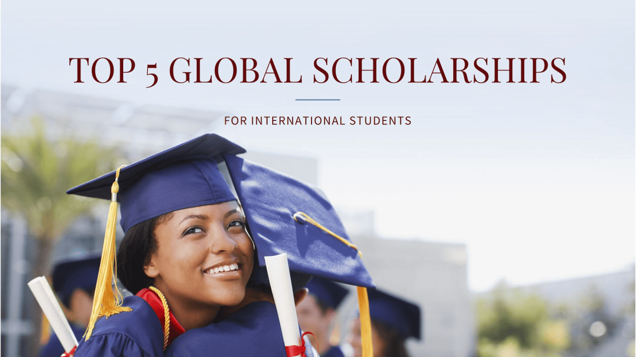 International students holding flags of the USA, UK, Australia, Germany, and Canada, celebrating Fully Funded Scholarships for International Students 2025