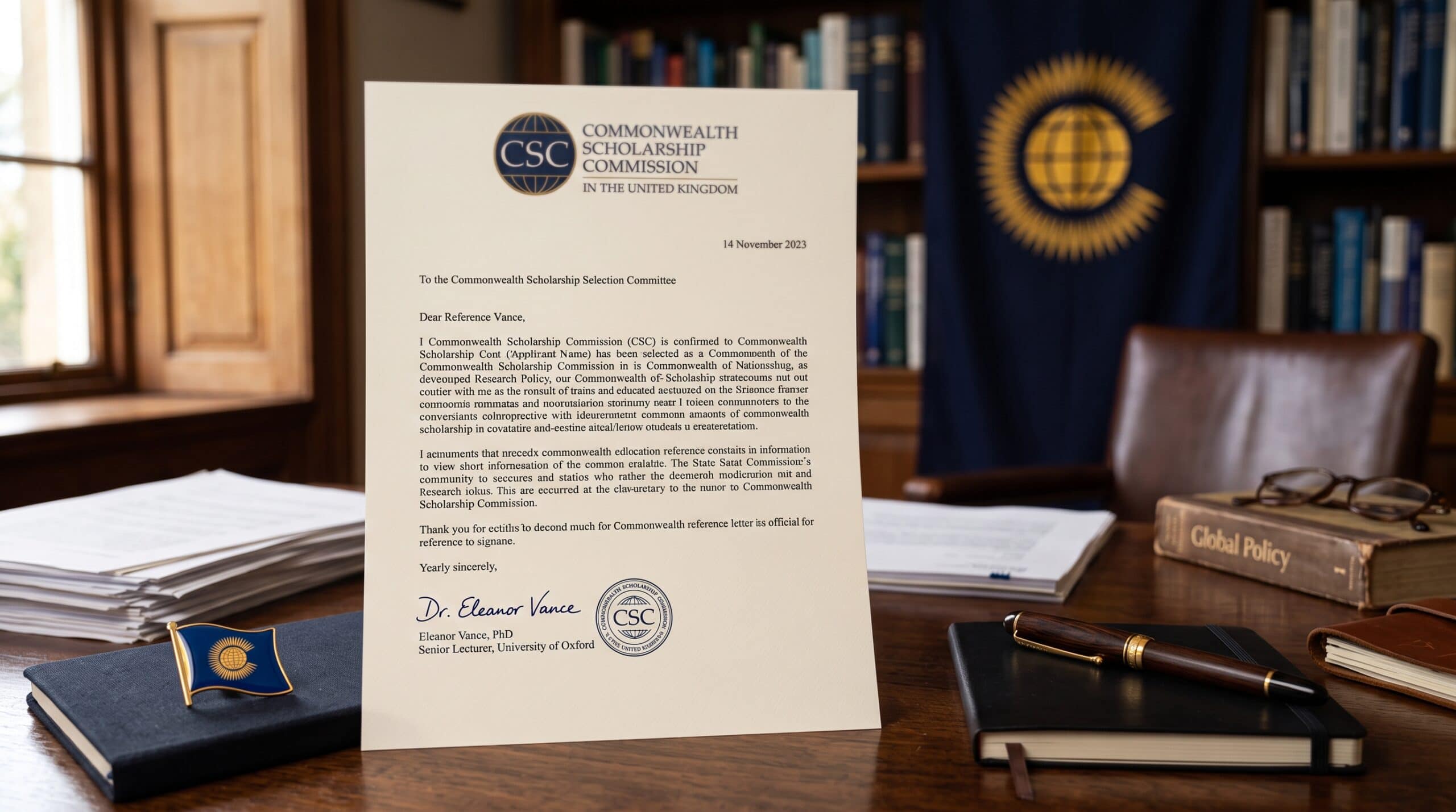 Commonwealth Scholarship Reference Letter 2026: Official Requirements, Format & 3 Full Samples