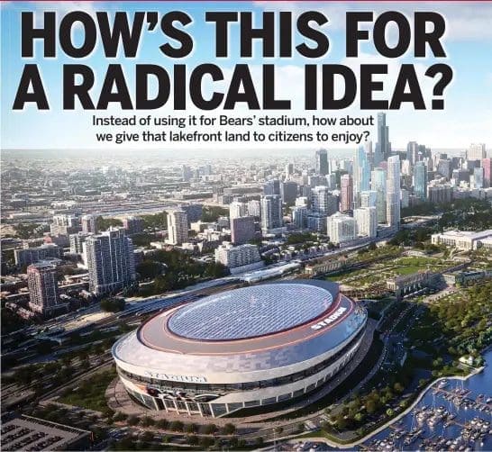The Chicago Bears continue to meet with local officials and tell them absolutely nothing