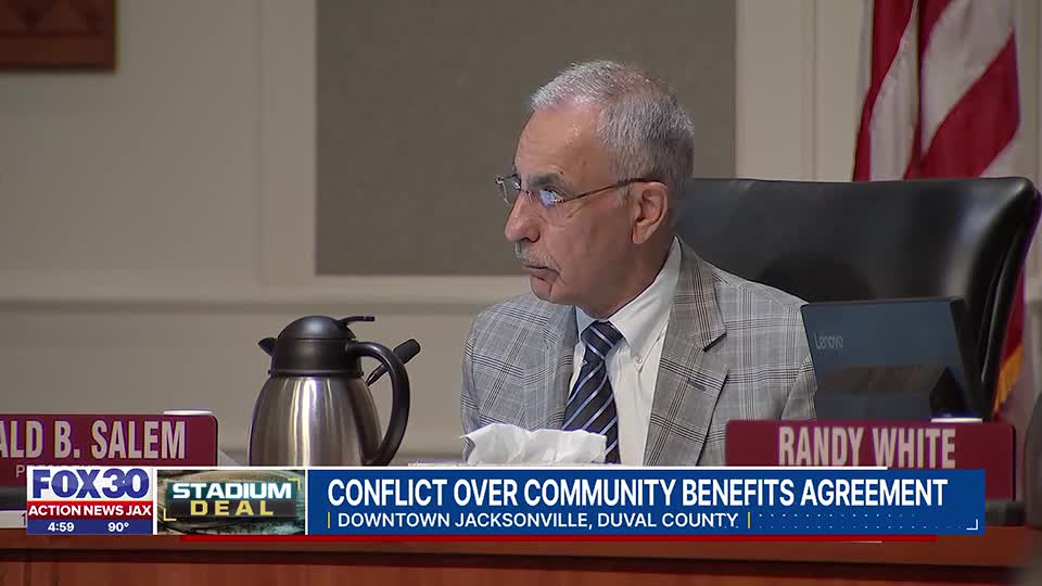 Funding approval for community benefits in Jacksonville and Duval County.