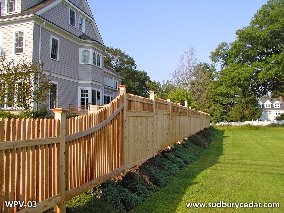 Cedar Fence by Sudbury Cedar Fence Co in Concord, MA