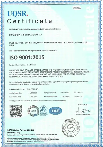 ISO 9001 Certificate