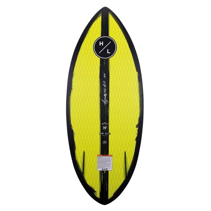 Hyperlite Hi-Fi 2022 skim wakesurf board, yellow bottom, SurfWhisperer Seattle